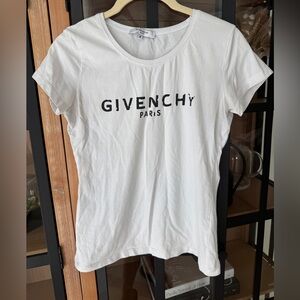 Y2k Givenchy distressed logo printed graphic tee short sleeve t-shirt tumblr